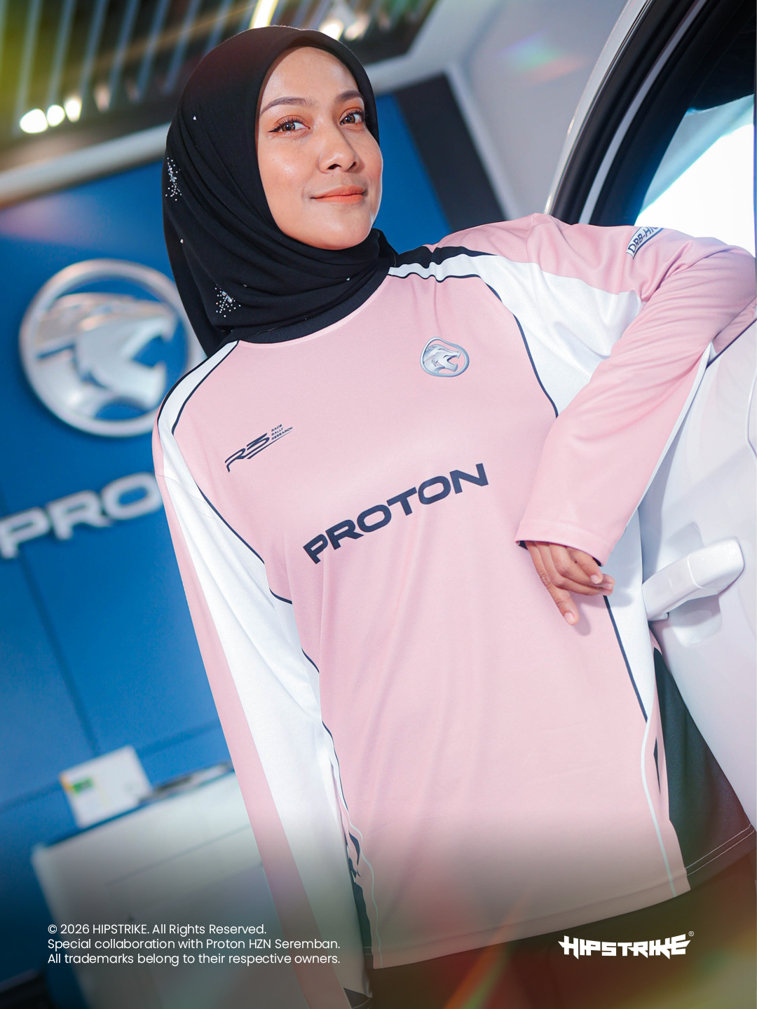 ROUNDNECK LONG PROTON V1 PINK