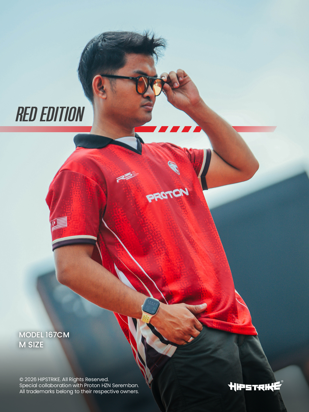COLLAR SHORT PROTON V2 RED