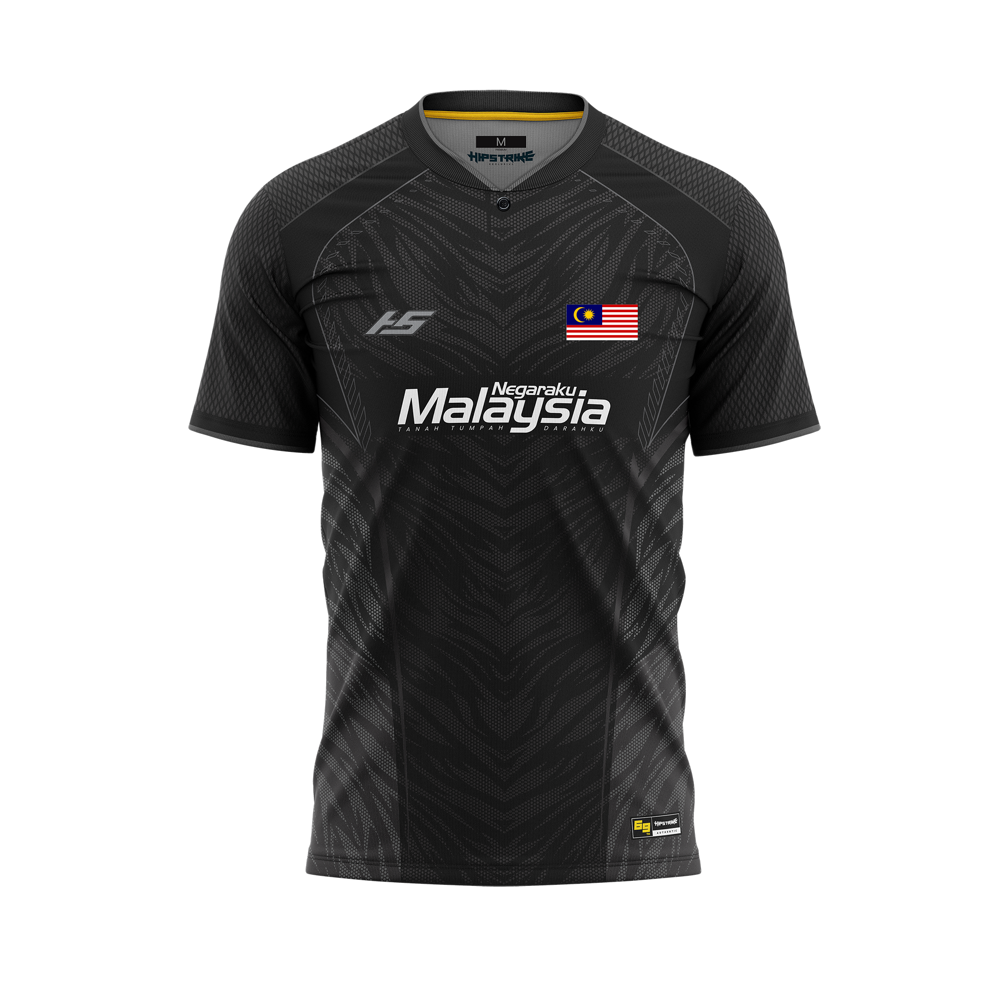 HENLEY COLLAR MALAYSIA V1 (BLACK)
