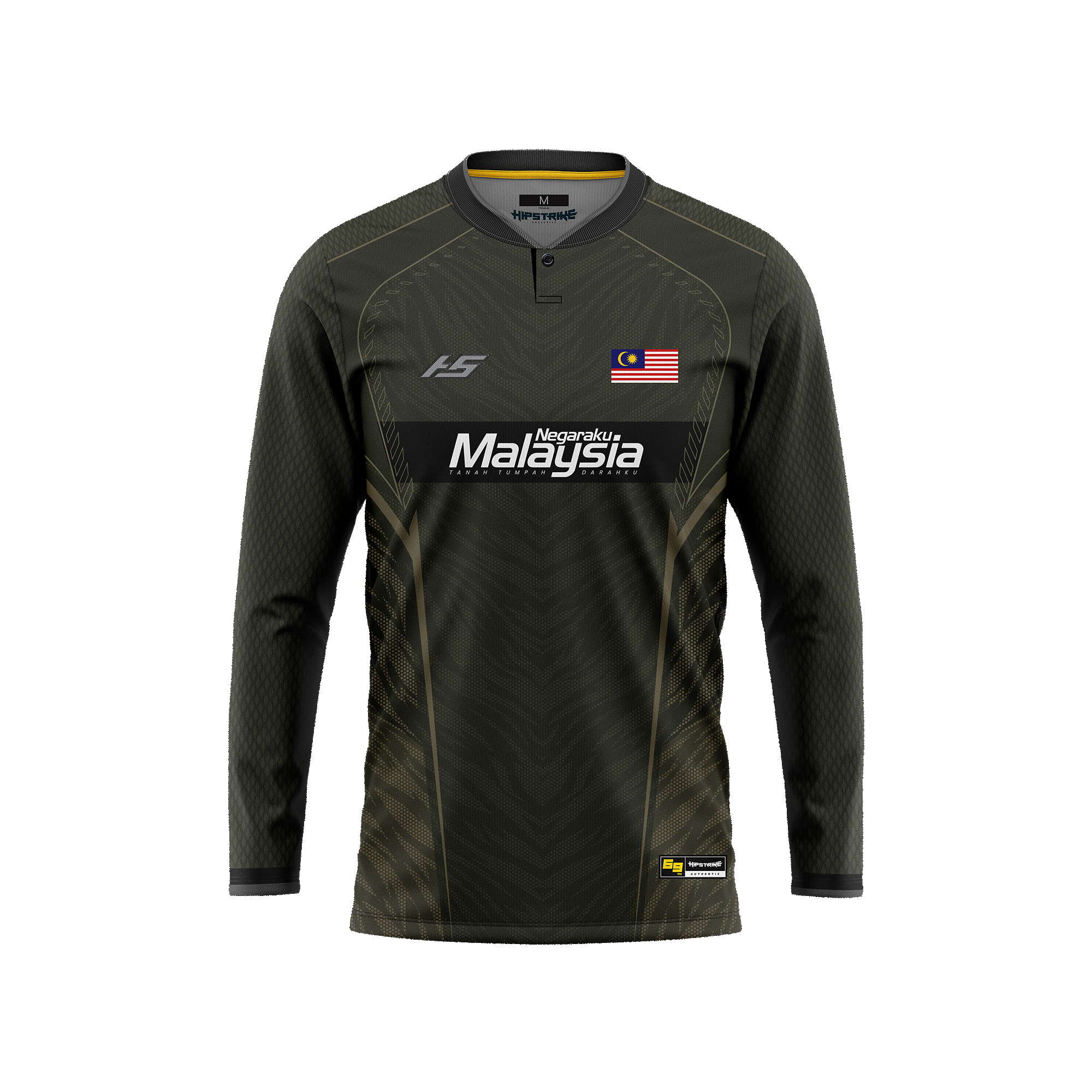 HENLEY COLLAR LONG MALAYSIA V1 (ARMY)